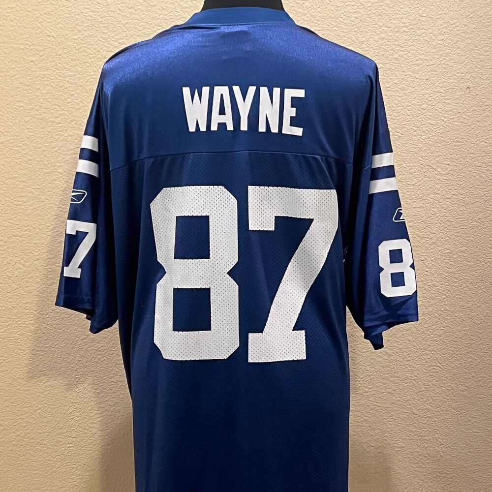 Reebok Indianapolis Colts Reggie Wayne #87 NFL Jersey Mens XL